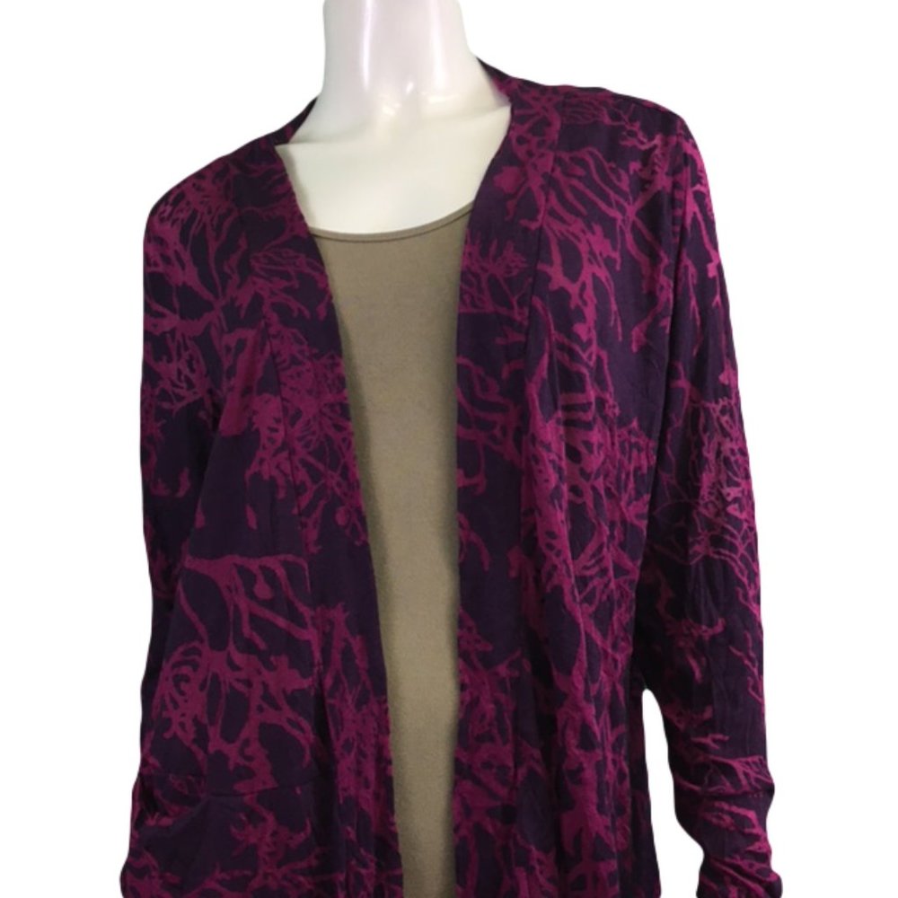 NWT Chalet Dark Purple Cardigan